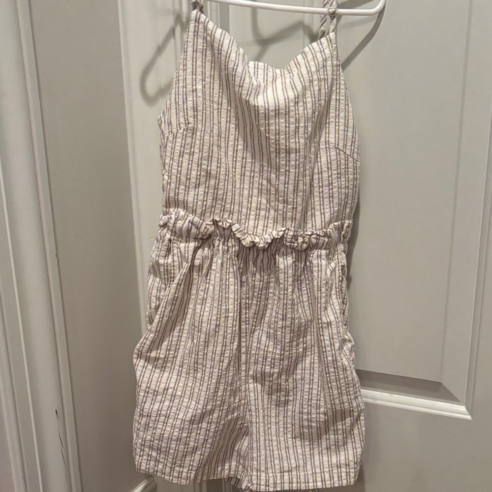 Chic Striped Kids Romper size 10